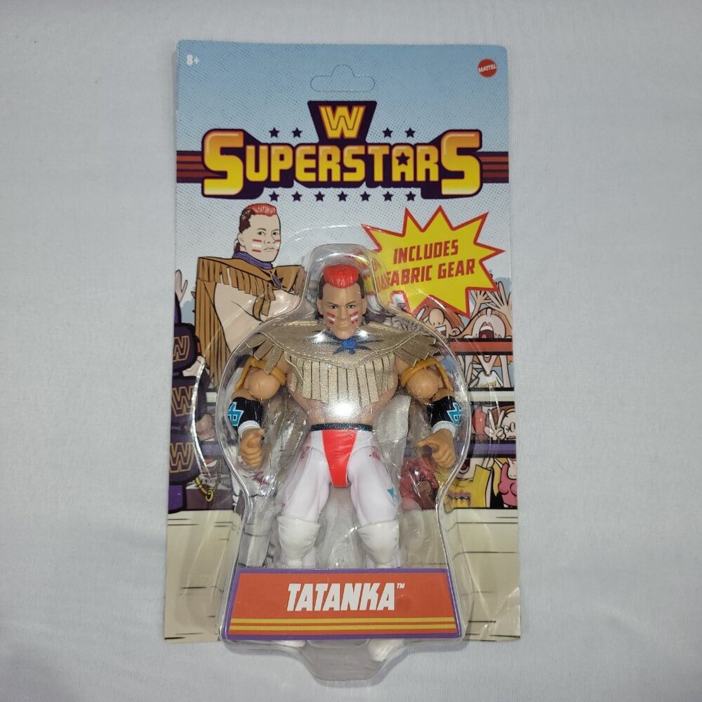 WWF Wrestling Superstars Tatanka 2023 Wrestling Action Figure NEW